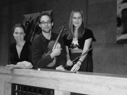 Das "Trio Kontraste" Ira Maria Scholz, Alexander Scholz und Josepha Hanner (v.l.)