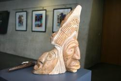 Exponat der Ausstellung  „Kunst und Geschichte der Inuit und der Indianer Amerikas“ im Haus zur Wildnis