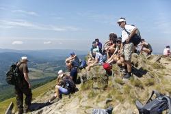 Auch Exkursionen in die über 1300 Meter hoch gelegenen Gipfellagen des Bieszczady-Nationalpark standen auf dem Programm.  (Foto: Steffen Krieger)